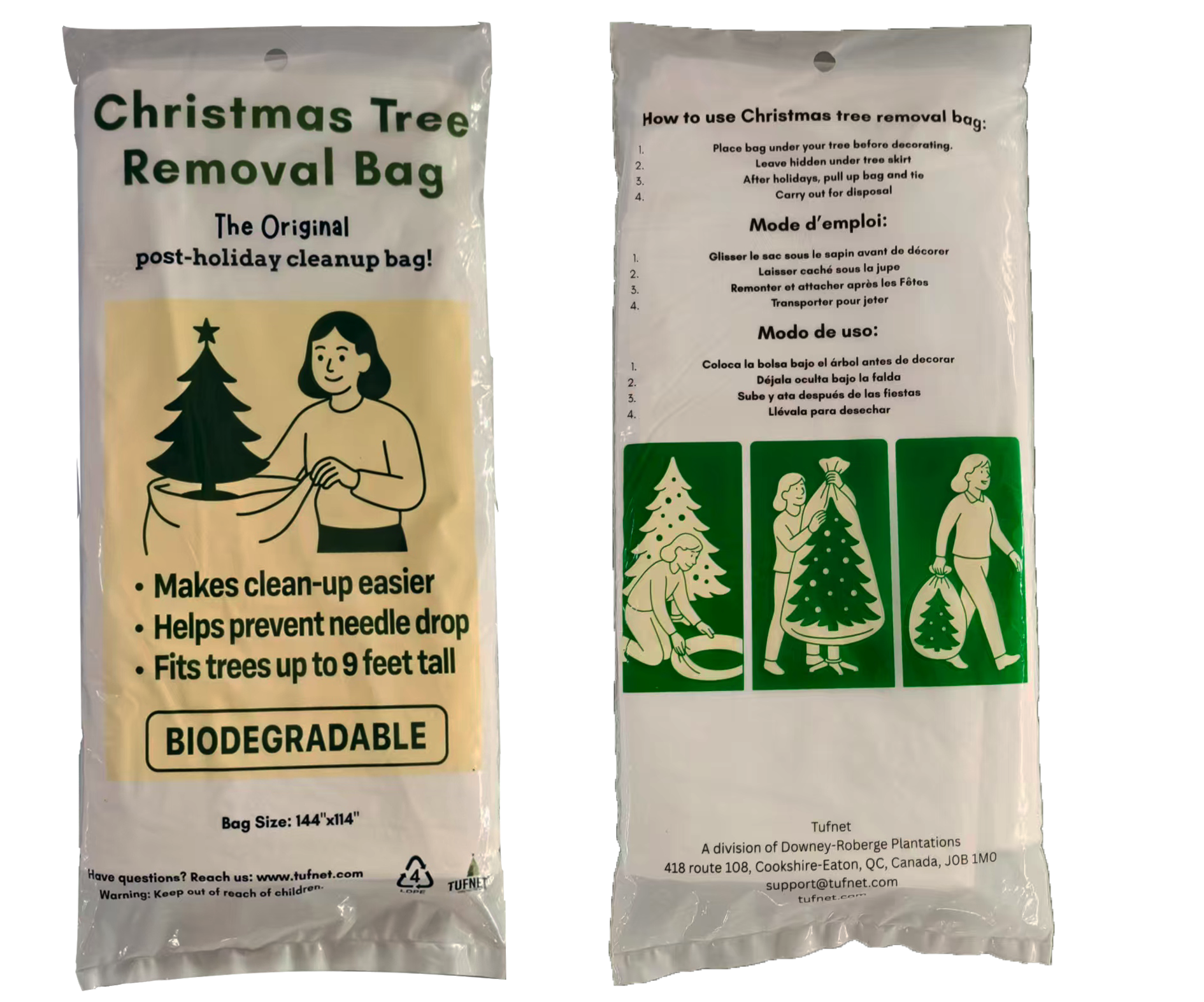 Christmas Tree Removal Bags (50 bags)